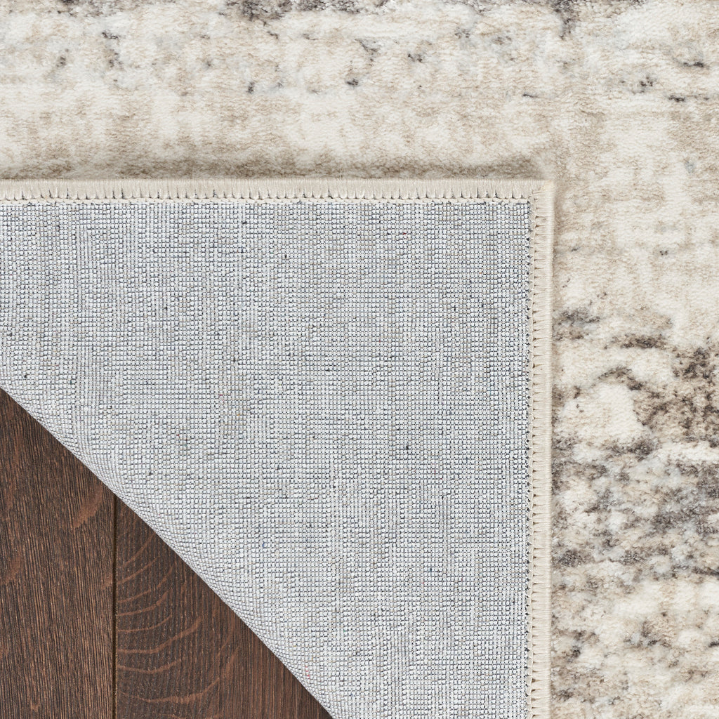 nourison glitz glz10 cream grey rug