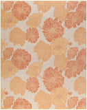 nourison garden oasis goa04 coral rug