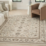 nourison serenity home srh02 ivory mocha rug