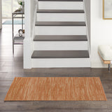 nourison nourison essentials nre01 rust rug