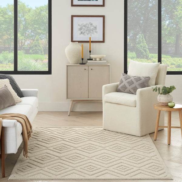 nourison versatile nrv01 cream rug