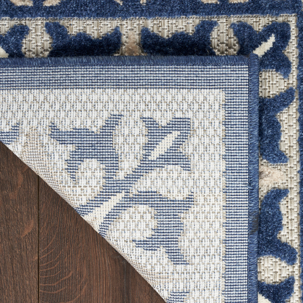 nourison aloha alh34 blue rug