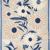 nourison aloha alh33 blue grey rug