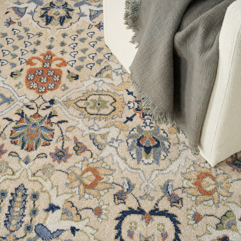nourison allur alr03 beige rug