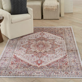 nourison vintage home vnh01 ivory red rug