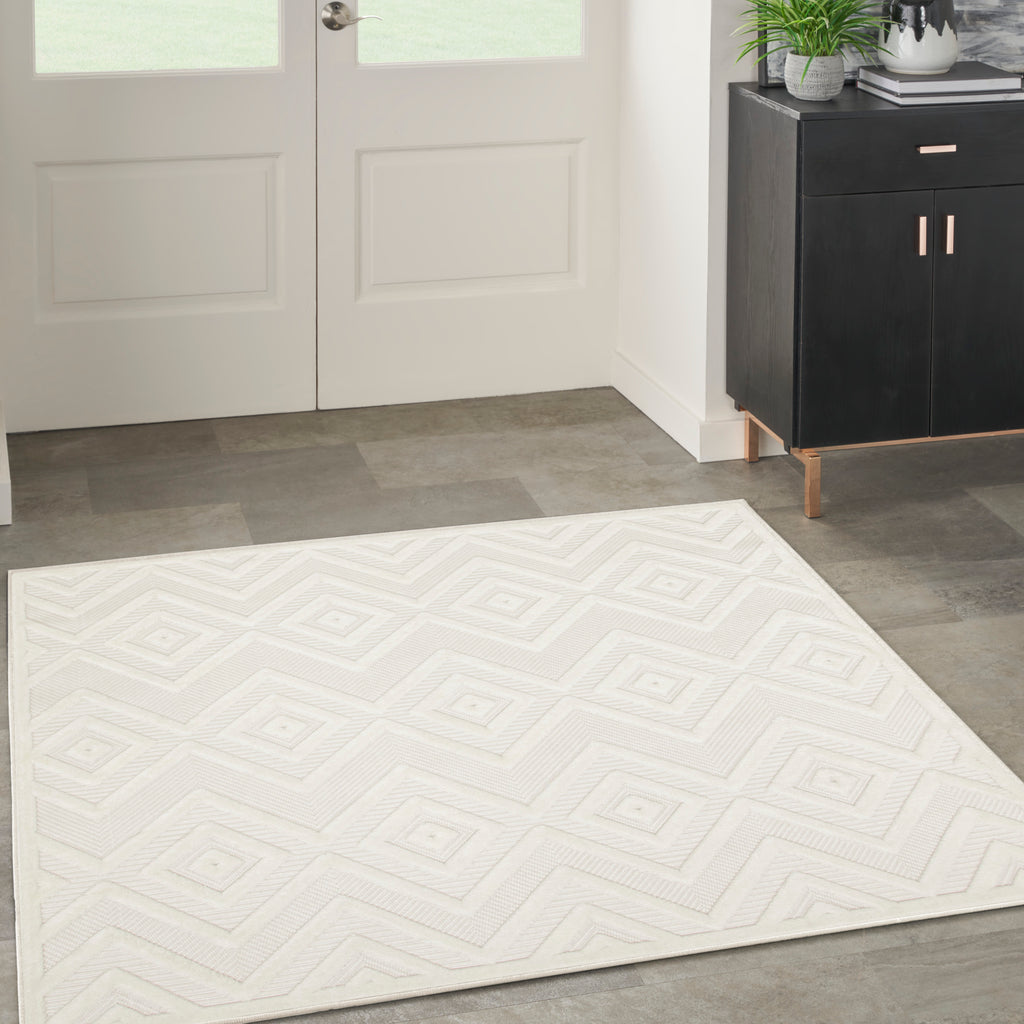 nourison versatile nrv01 ivory white rug