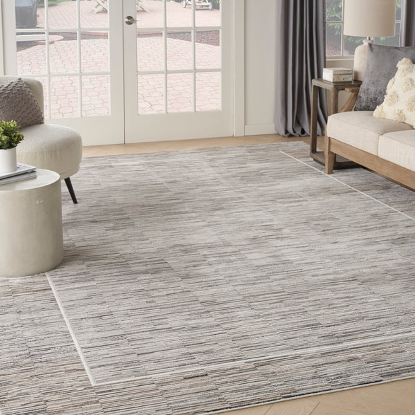 nourison desire dsr02 charcoal grey rug