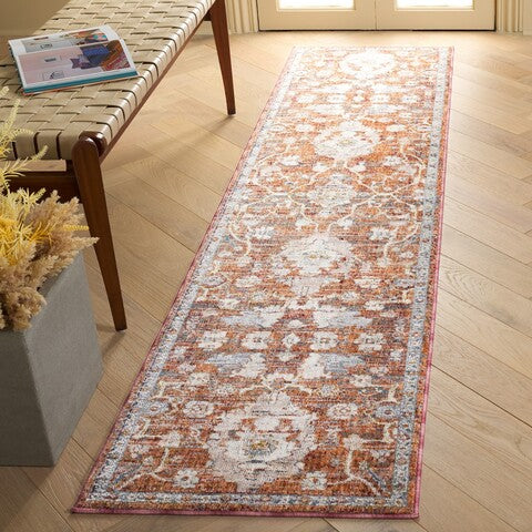 safavieh clearance heirloom hrl726p rust rug