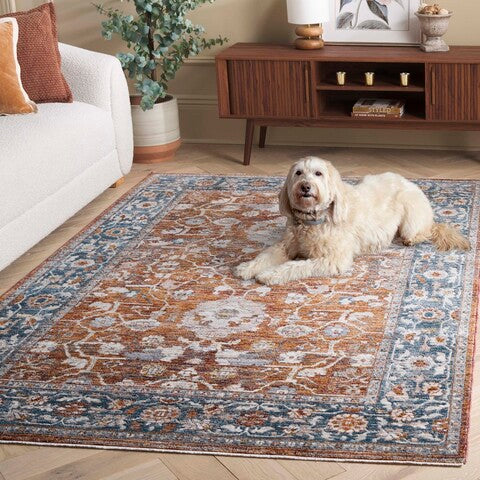 safavieh clearance heirloom hrl726p rust rug