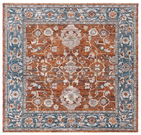 safavieh clearance heirloom hrl726p rust rug