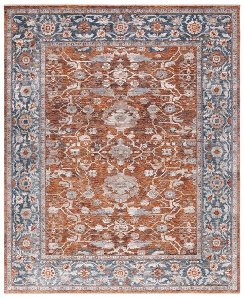 safavieh clearance heirloom hrl726p rust rug