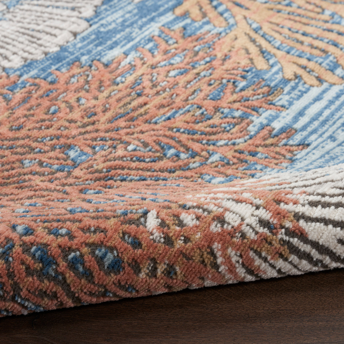 nourison seaside sds04 blue multicolor rug