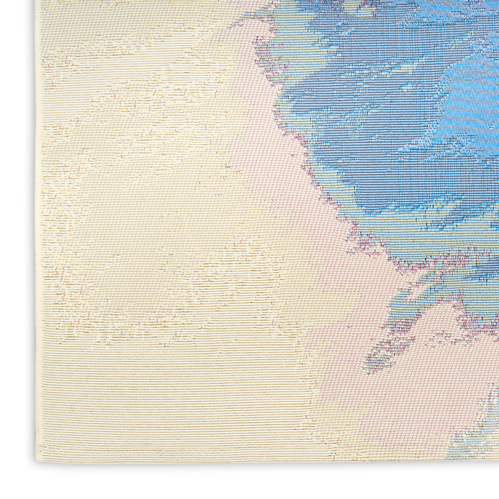nourison color splash csp08 ivory multicolor rug