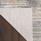 nourison abstract hues abh03 grey gold rug