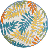 nourison aloha alh18 ivory multi rug
