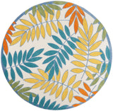 nourison aloha alh18 ivory multi rug