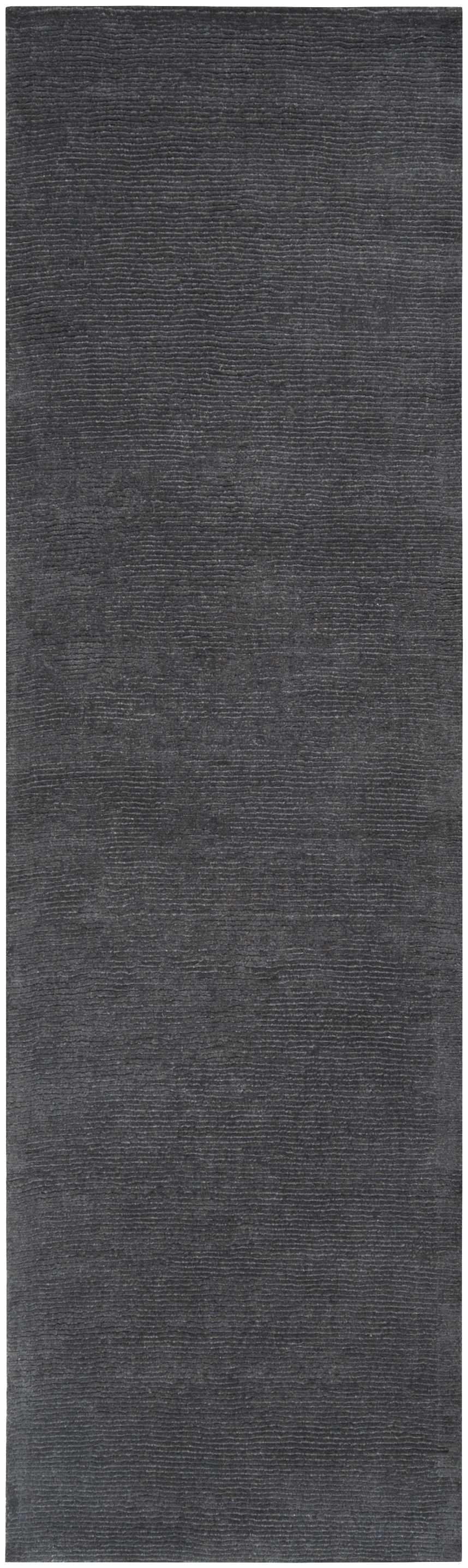 Hauteloom Hughson HUG Charcoal Loom Knotted Wool Rug
