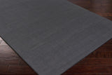 Hauteloom Hughson HUG Charcoal Loom Knotted Wool Rug