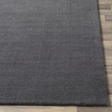 Hauteloom Hughson HUG Charcoal Loom Knotted Wool Rug