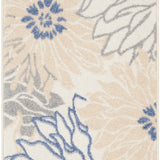 nourison passion psn17 ivory grey blue rug