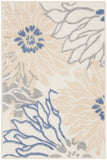 nourison passion psn17 ivory grey blue rug