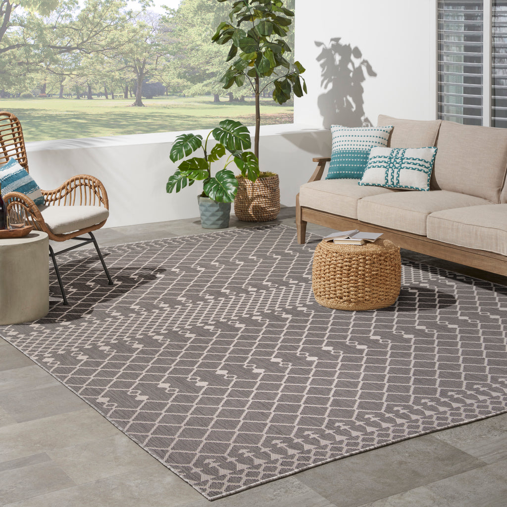 nourison positano pos02 charcoal rug