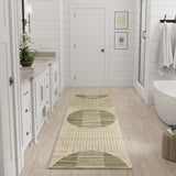 nourison astra machine washable asw03 ivory olive rug
