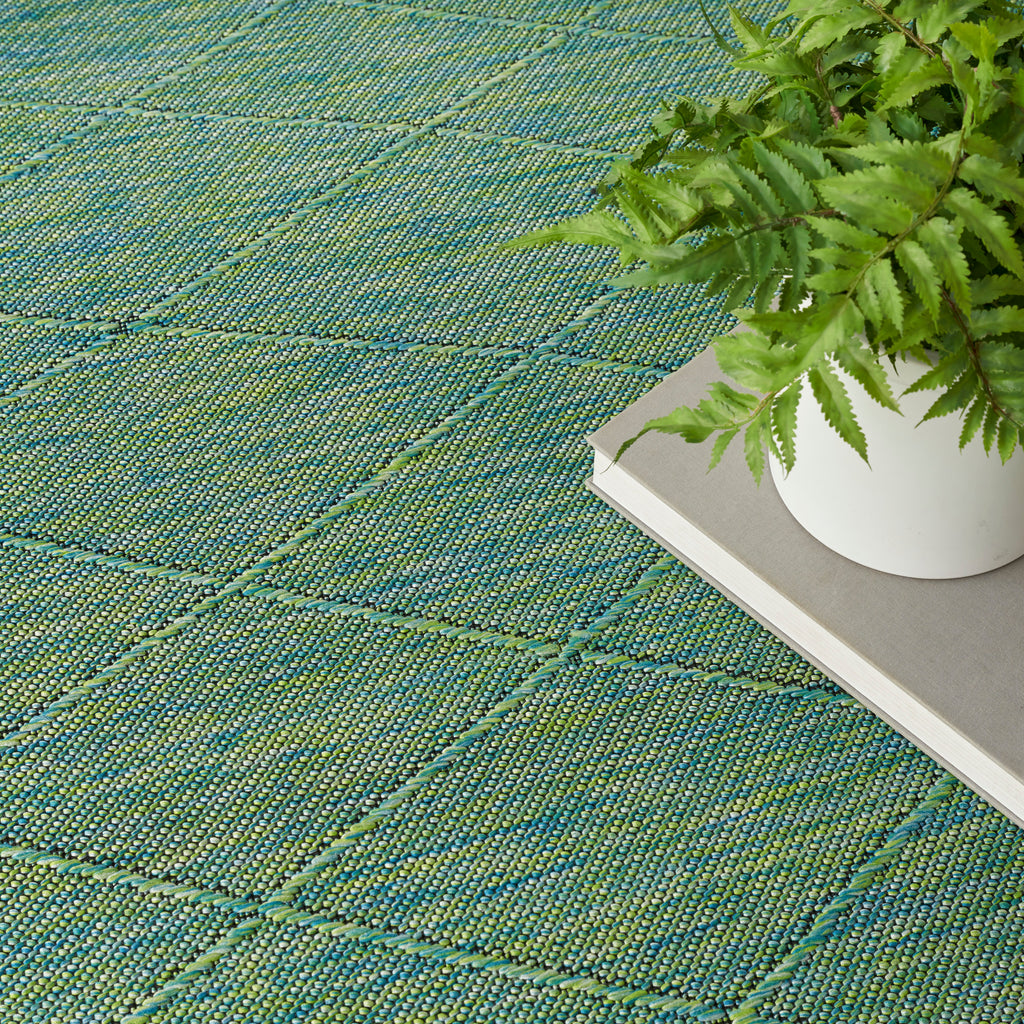 nourison washable solutions wsl01 blue green rug