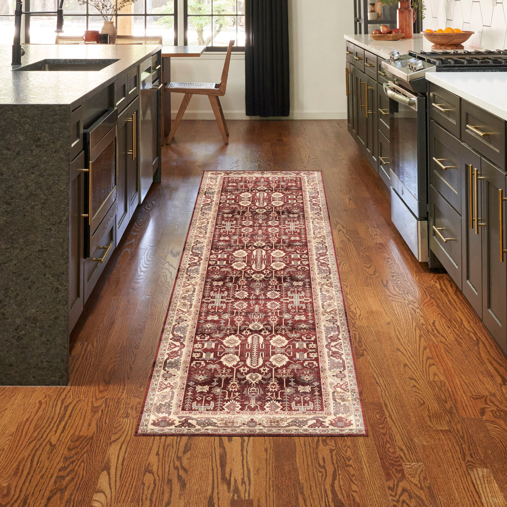 nourison vintage home vnh02 red rug