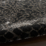 nourison desire dsr08 charcoal silver rug