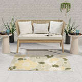 nourison aloha alh42 ivory green rug