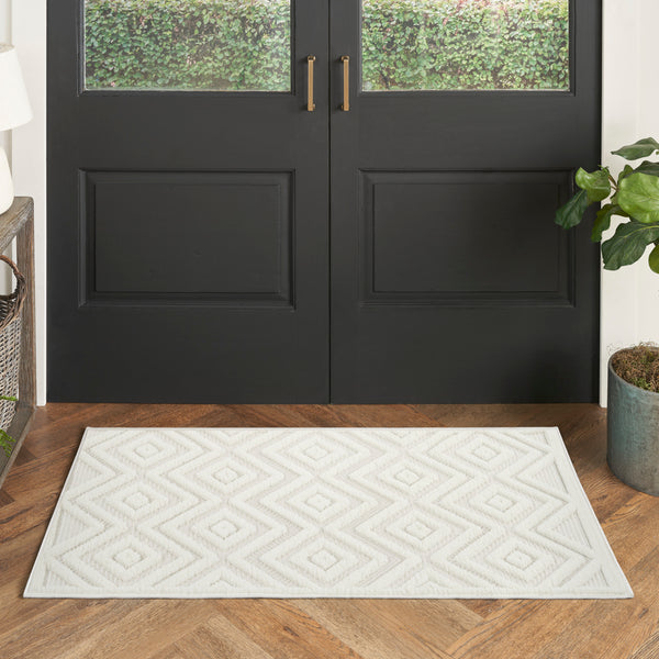 nourison versatile nrv01 ivory white rug
