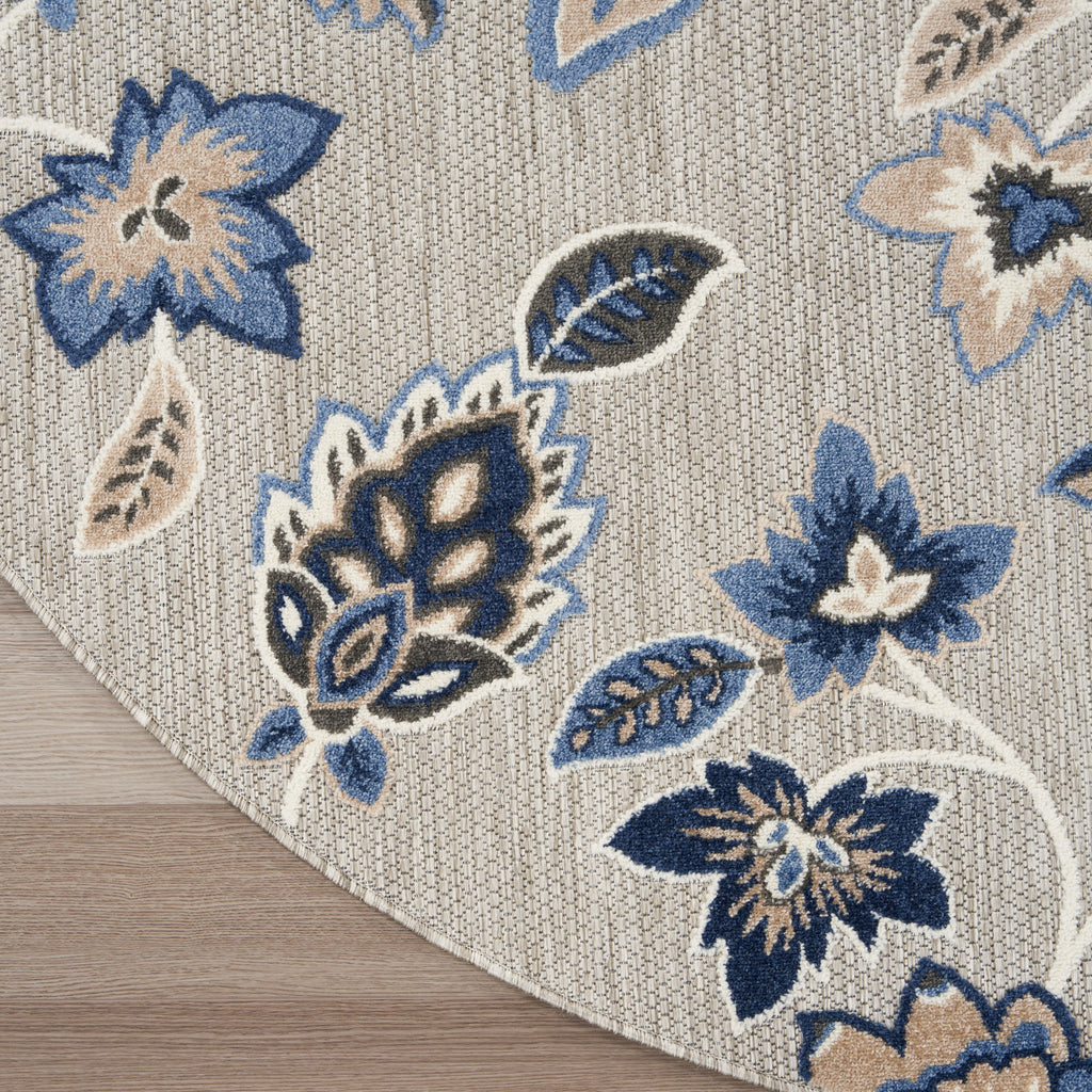 nourison aloha alh31 blue grey rug