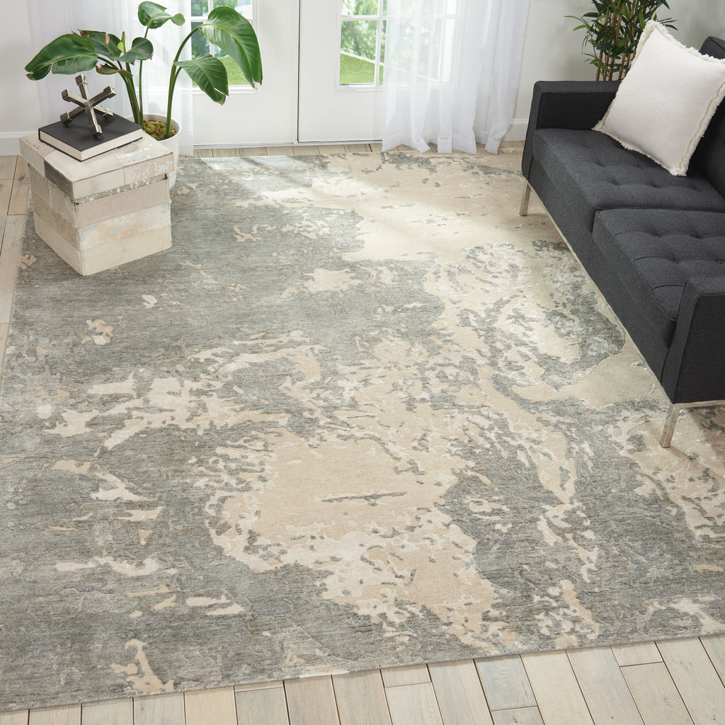 nourison silk shadows sha17 sand rug