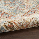 nourison sahar shr01 blue rug