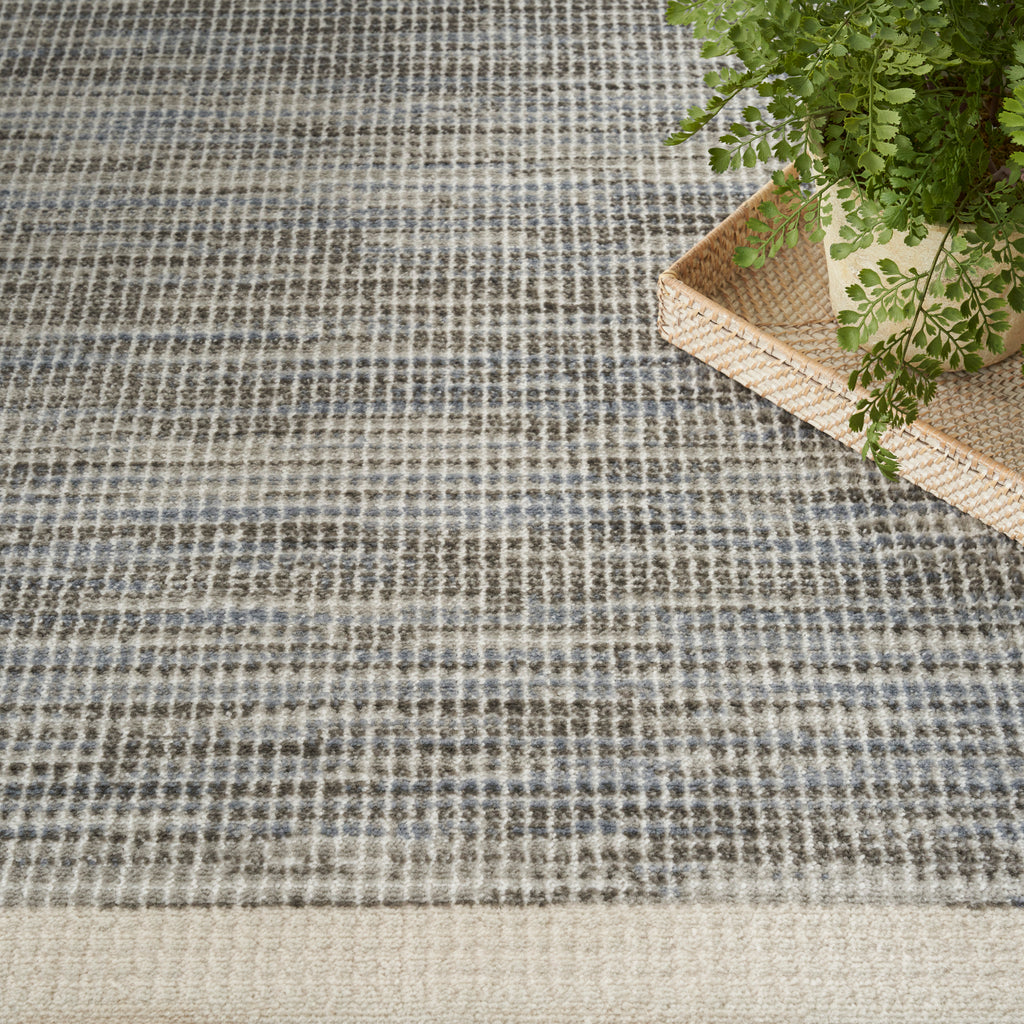 nourison serenity home srh07 grey ivory rug