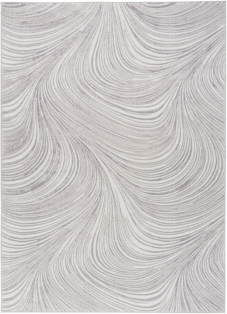 nourison central park west cep02 grey rug