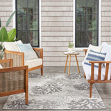 nourison garden oasis goa05 grey rug