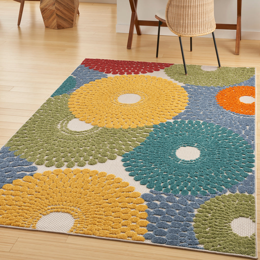 nourison aloha alh29 multicolor rug