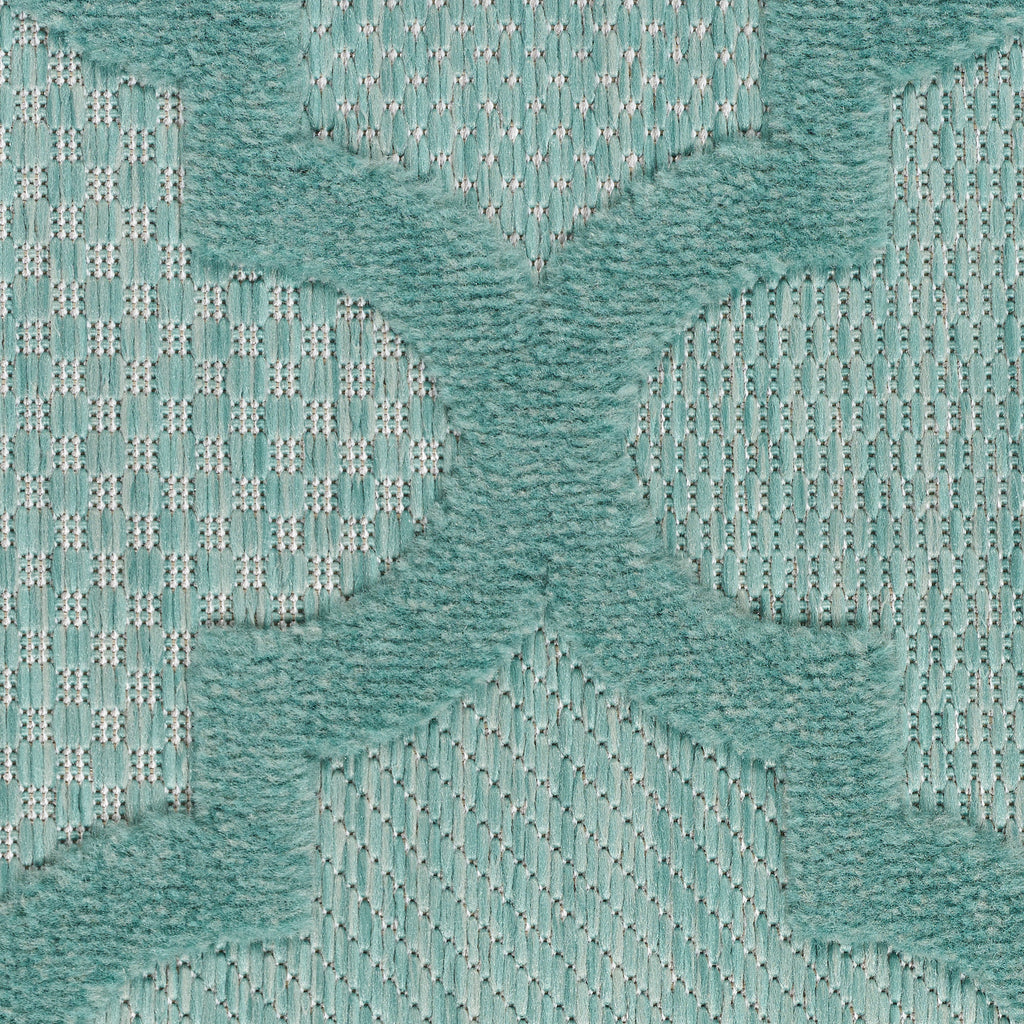 nourison easy care nes01 aqua teal rug