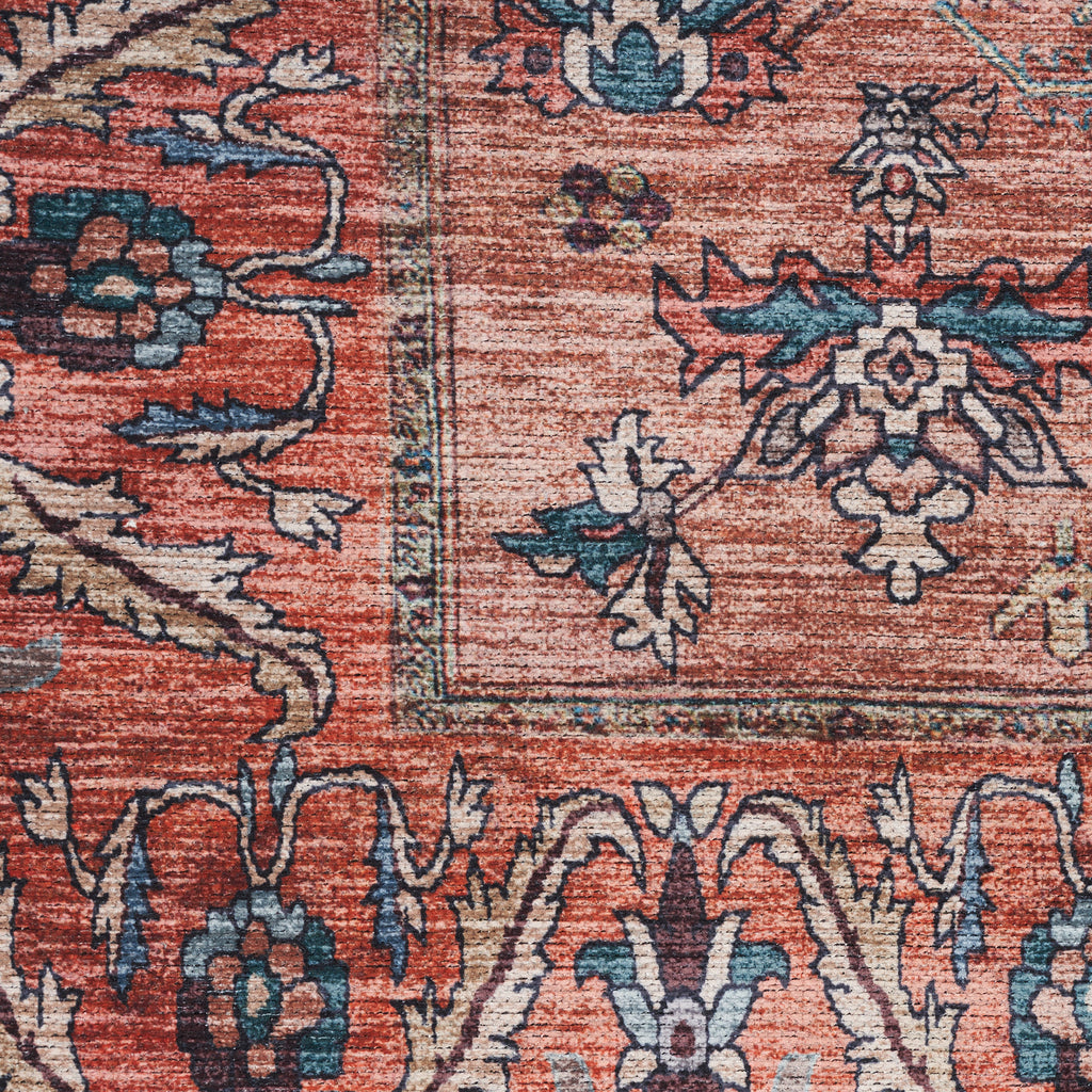 nourison grand washables grw03 rust multicolor rug
