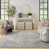 nourison nourison essentials persian nre07 blue rug