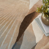 nourison prismatic prs35 sand rug