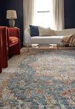 nourison sahar shr06 ivory blue rug