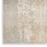 nourison ambiance ami03 ivory silver rug
