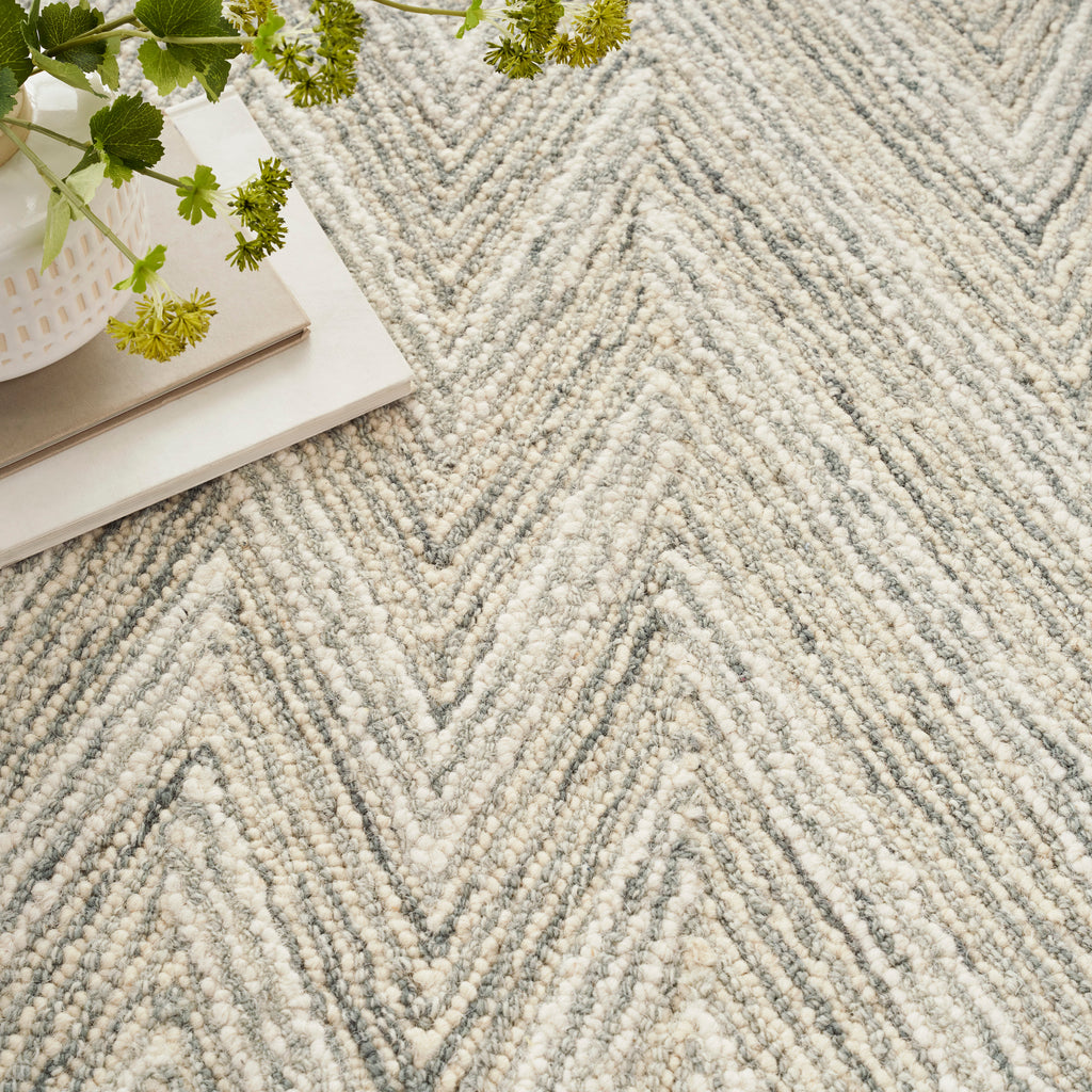 nourison interlock itl04 teal rug