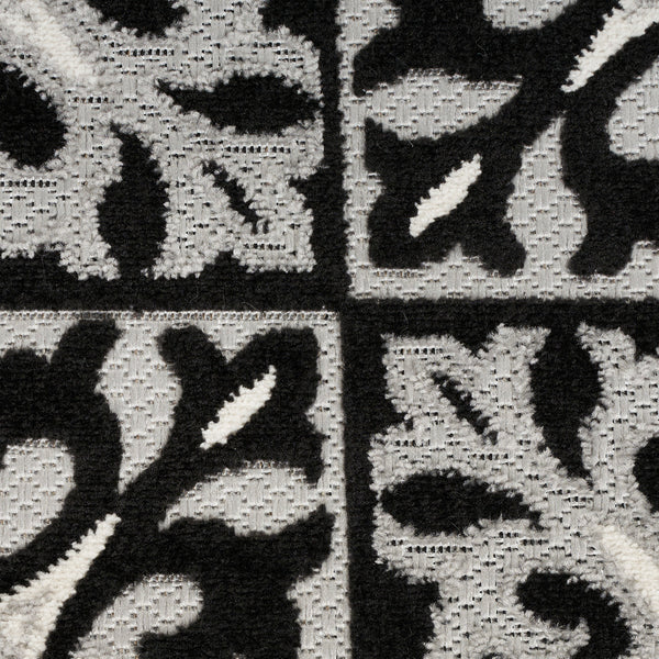 nourison aloha alh34 black white rug