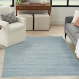 nourison washable essentials wae01 aqua rug