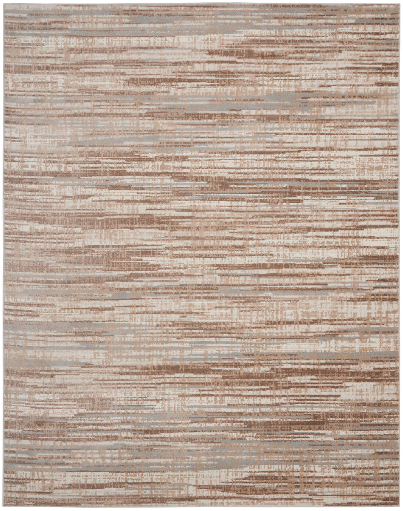 nourison elation etn01 ivory grey rug
