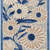 nourison aloha alh33 blue grey rug